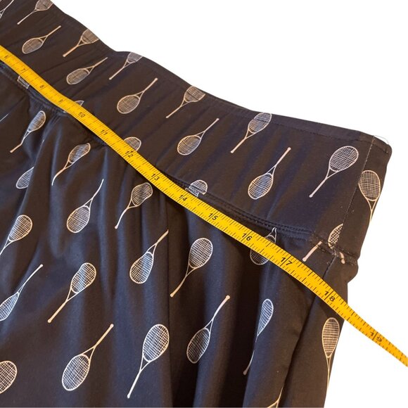 Prince Tennis Skort Navy with Racket Print SZ XL - Picture 3 of 7